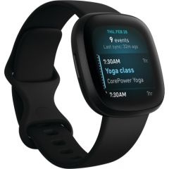 Fitbit Versa 3, черный/черный алюминий