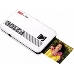 Kodak фотопринтер Mini 2 Plus Retro, белый