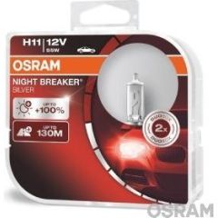 Osram H11 Spuldžu komplekts Night Breaker Silver 2 gab. 64211NBS-HCB