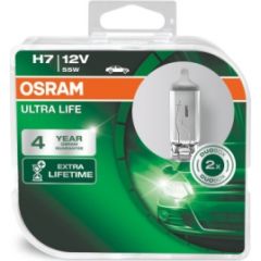 Osram H7 spuldžu komplekts 64210ULT-HCB 55W Ultra Life BOX 2 gab