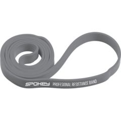 Spokey POWER II Rubber resistance band, 20-45 kg (super hard), Dark grey