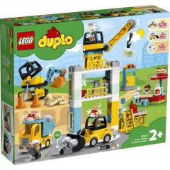 LEGO Duplo® Żuraw wieżowy i budowa (10933)