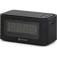Platinet Bluetooth speaker + alam clock 5W PMGC5B Radio, Radio pulksteņi