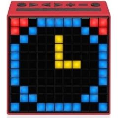 Divoom TimeBox Bluetooth 4.0 Portatīvs Skaļrunis ar LED Displeju / Modinātājs / Aplikācija / Sociālie Tīkli / Termometrs Sarkanas
