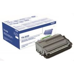 BROTHER TN-3520 TONER BLACK 20000P Tintes printeru izejmateriāli