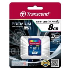 Transcend memory card SDHC 8GB Class10 UHS-I