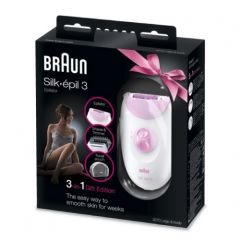 BRAUN SE3270 LB S Legs&Body Pink WBOX with Cosmetic Bag free EPILATOR / SE3270LBS+
