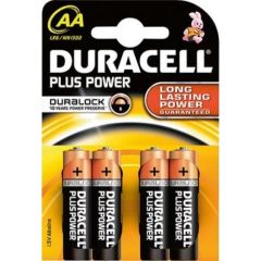 Duracell MN 1500 Plus Power AA (LR6) Блистерная упаковка 4шт.