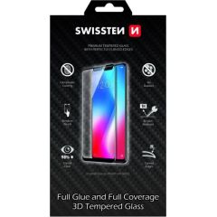 Swissten Ultra Durable 3D Full Face Tempered Glass Aizsargstikls Apple iPhone 12 PRO MAX Melns