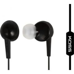 Koss Headphones KEB6iK In-ear, 3.5mm (1/8 inch), Microphone, Black,