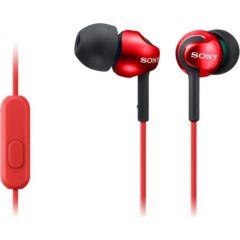 Sony In-ear Headphones EX series, Red Sony MDR-EX110AP In-ear, Red