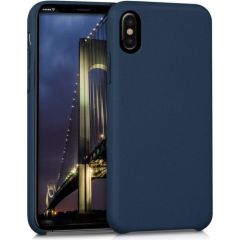 Mocco Liquid Silicone Soft Back Case Aizmugurējais Silikona Apvalks Priekš Apple iPhone 11 Pro Zils Neoriģinālie Maciņi