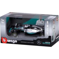 BBURAGO car model 1/43 Racing 2016 Mercedes AMG Petronas W07 Hybrid, 18-38026