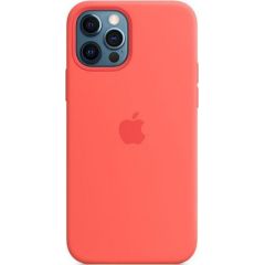 Apple  Silicone Case with MagSafe for iPhone 12 | 12 Pro Pink Citrus