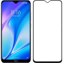 Fusion Full Glue 5D Tempered Glass Aizsargstikls Pilnam Ekrānam Xiaomi Redmi 8 / 8A Melns