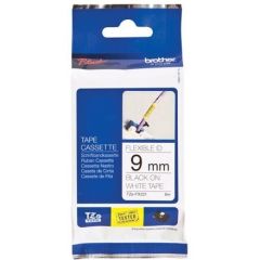 BROTHER TZEFX221 9 BLACK ON WHITE FLEX Tintes printeru izejmateriāli