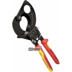 KNIPEX Cable Cutter 280 mm ratchet action