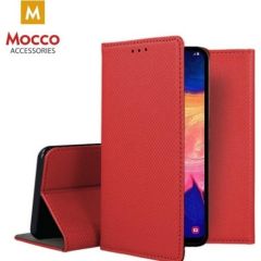 Mocco Smart Magnet Book Case Grāmatveida Maks Telefonam Xiaomi Mi 10 / Mi 10 Pro Sarkans Neoriģinālie Maciņi