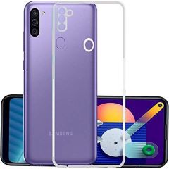 Fusion Ultra Back Case 1 mm Izturīgs Silikona Aizsargapvalks Samsung M115 Galaxy M11 Caurspīdīgs Neoriģinālie Maciņi