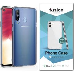 Fusion Ultra Clear Series 2 mm Silikona Aizsargapvalks Samsung A202 Galaxy A20e Caurspīdīgs (EU Blister) Neoriģinālie Maciņi