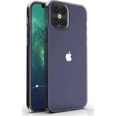 Fusion Ultra Back Case 1 mm Izturīgs Silikona Aizsargapvalks Apple iPhone 12 / 12 Pro Caurspīdīgs Neoriģinālie Maciņi