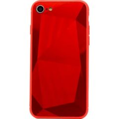 Fusion Diamond Stone Back Case Silikona Aizsargapvalks Priekš Apple iPhone 11 Pro Sarkans