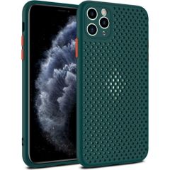 Fusion Breathe Case Silikona Aizsargapvalks Priekš Samsung G980 Galaxy S20 Zaļš