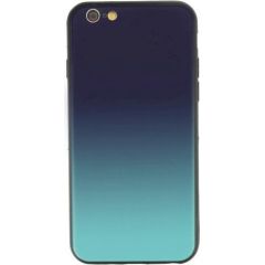 Fusion Aurora Back Case Силиконовый чехол для Apple iPhone X / XS Черный - Зеленый