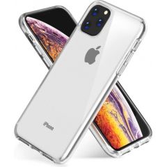 Fusion Ultra Back Case 1 mm Izturīgs Silikona Aizsargapvalks Priekš Apple iPhone 11 Pro Max Caurspīdīgs Neoriģinālie Maciņi