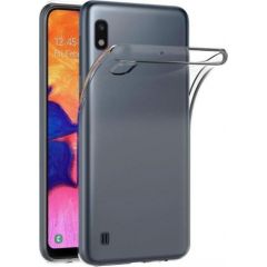 Fusion Ultra Back Case 0.3 mm Izturīgs Silikona Aizsargapvalks Priekš Samsung A105 Galaxy A10 / Galaxy M105 M10 Caurspīdīgs