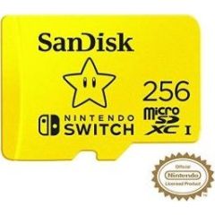 SanDisk MicroSDXC Nintendo 256GB microSDHC UHS-I U3, V30