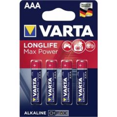 1x4 Varta Longlife Max Power Micro AAA LR03