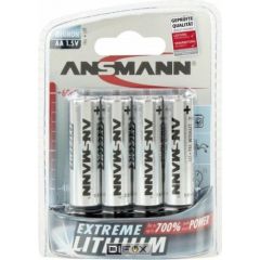 1x4 Ansmann Extreme Lithium Mignon AA LR 6
