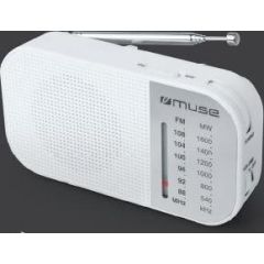 Muse M-025 RW Portable radio, White