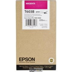 Epson ink cartridge magenta T 603  220 ml     T 603B Tintes printeru izejmateriāli