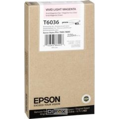 Epson ink cartridge vivid light magenta T 603  220 ml     T 6036 Tintes printeru izejmateriāli