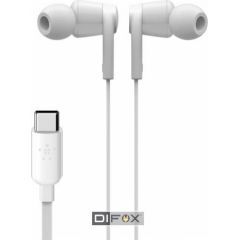 Belkin Rockstar In-Ear Headphone USB-C Connector wh. G3H0002btWHT
