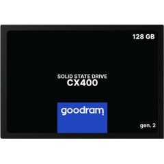 GOODRAM CX400 128GB SSD, 2.5” 7mm, SATA 6 Gb/s, Read/Write: 550 / 460 MB/s, gen. 2