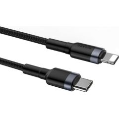 Baseus Cafule CATLKLF-G1 USB-C -> Lightning провод для зарядки 18W / PD 2.0 / 100 cm черный