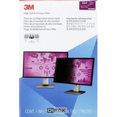 3M HC230W9B Privacy Filter High Clarity for Desktops 23