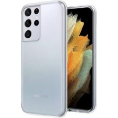 Fusion ultra 1 mm izturīgs silikona aizsargapvalks Samsung G998 Galaxy S21 Ultra caurspīdīgs Neoriģinālie Maciņi