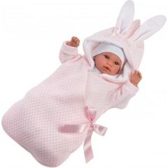 Llorens Кукла младенец с одеялом 36 см (плачет, говорит, с соской, мягкое тело, двигает руками/ногами) Испания LL63636