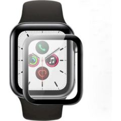 Fusion Nano 9H aizsargstikls pilnam ekrānam Apple Watch 6 40 mm melns