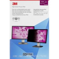 3M HC240W9B Privacy Filter High Clarity for Desktops 24