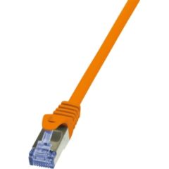 LogiLink Patchcord, CAT6A, S/FTP, PIMF, 3m, pomarańczowy (CQ3068S)