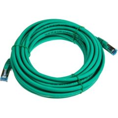 InLine Patch kabel sieciowy Cat.6A, S/FTP (PiMf), 500MHz, zielony, 7,5m (76807G)