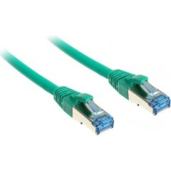 InLine Patch kabel sieciowy Cat.6A, S/FTP (PiMf), 500MHz, zielony, 5m (76805G)