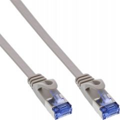 InLine InLine Flat Patch kabel, U/FTP, Cat.6A, szary, 10m