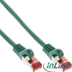 InLine Patchcord, Cat.6, S/FTP, 1m, zielony (76411G)