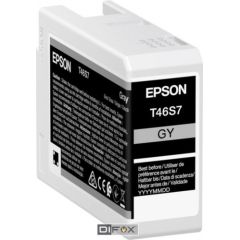Epson ink cartridge gray T 46S7 25 ml Ultrachrome Pro 10 Tintes printeru izejmateriāli